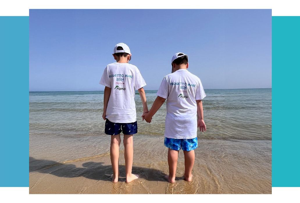 Bambini in spiaggia